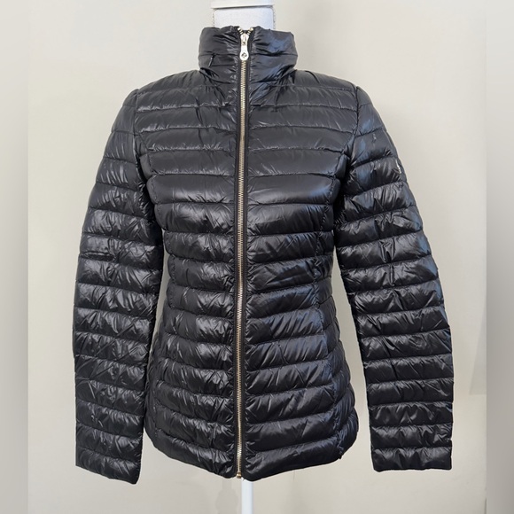 Kate Spade NWT Women's Black Puffer Jacket - packable - size XS - Picture 5 of 7